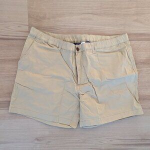 New Woof Clothing Commando Corporation Chino Shorts XXL 6” Inseam Tan Navy